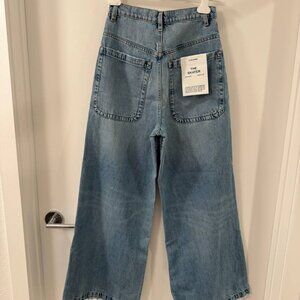 NWT Frame Denim The Skater Wide Leg Jeans Womens Size 26